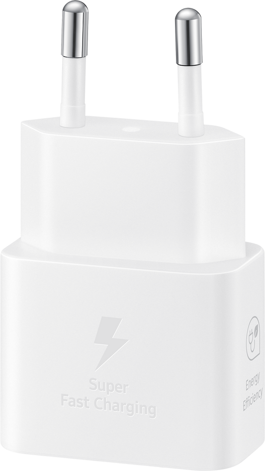 Φορτιστής δικτύου Samsung, 25W, 3A, 1 x USB-C, λευκό EP-T2510NWEGEU
