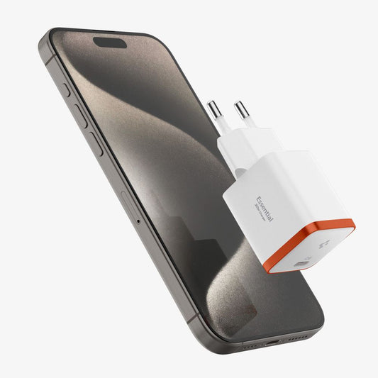 Φορτιστής Δικτύου Spigen EE301EU Essential, 30W, 3A, 1 x USB-C, Λευκός ACH08449