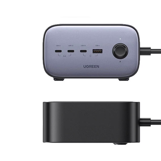 Πολύπριζο UGREEN CD270, 2 x Schuko, Γκρι