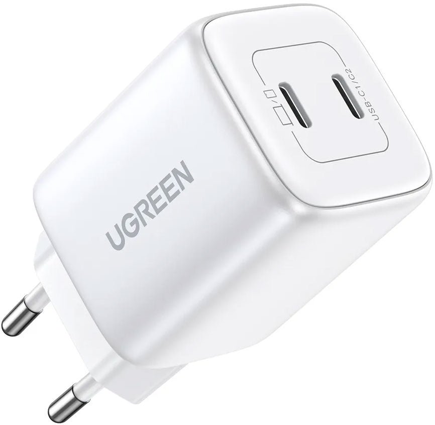 Φορτιστής Δικτύου UGREEN CD294, 45W, 3A, 2 x USB-C, Λευκό
