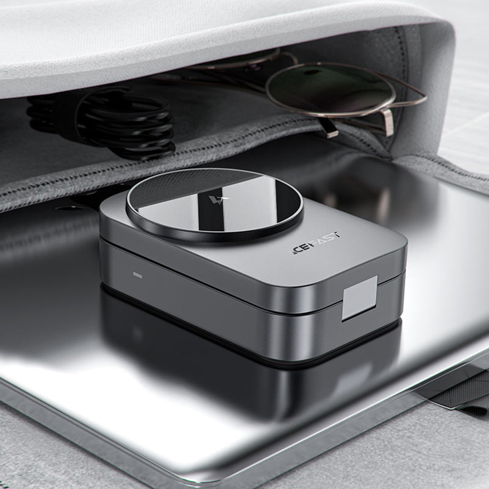 Φορτιστής Δικτύου Ασύρματος Acefast E22 3σε1, 22.5W, 1.67A, Γκρι