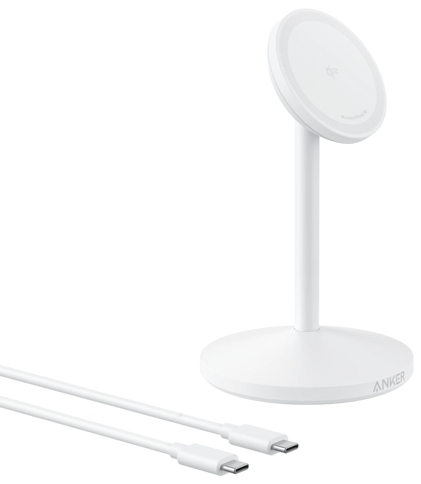 Φορτιστής Δικτύου Wireless Anker MagGo Stand, 15W, 1.67A, Λευκό A25X1H21