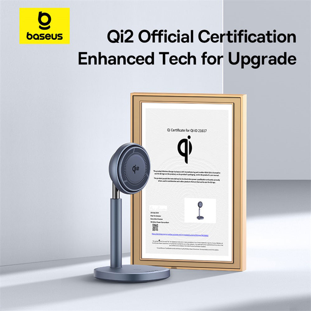 Φορτιστής Δικτύου Ασύρματος Baseus Orbit 2 Pro 2σε1, 20W, 1.67A, Γκρι P10273500813-00