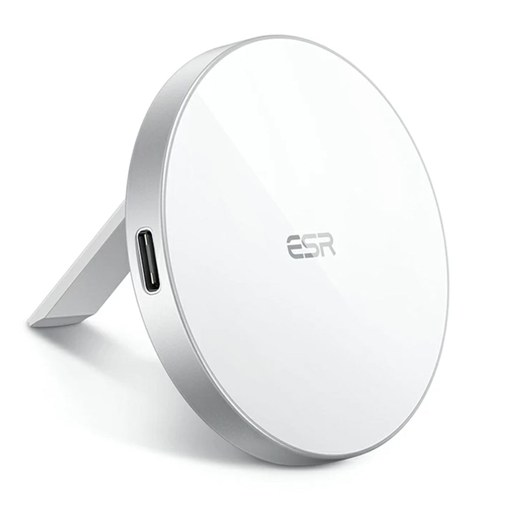 Φορτιστής Δικτύου Ασύρματος ESR HaloLock, 15W, 1.67A, Λευκό