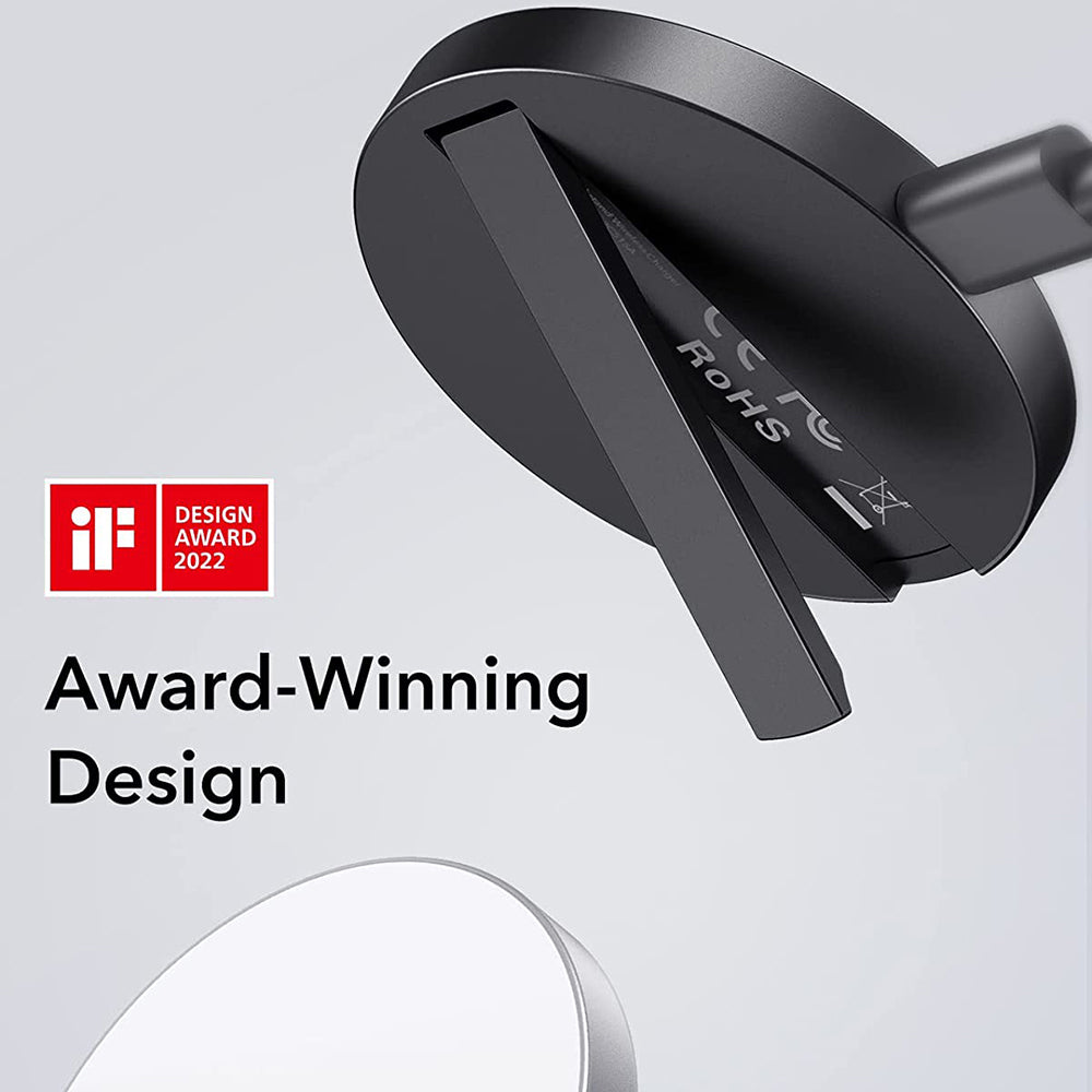 Φορτιστής Δικτύου Ασύρματος ESR HaloLock, 15W, 1.67A, Λευκό