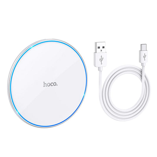 Φορτιστής Δικτύου Ασύρματος HOCO CW6 Pro, 15W, 1.67A, Λευκό