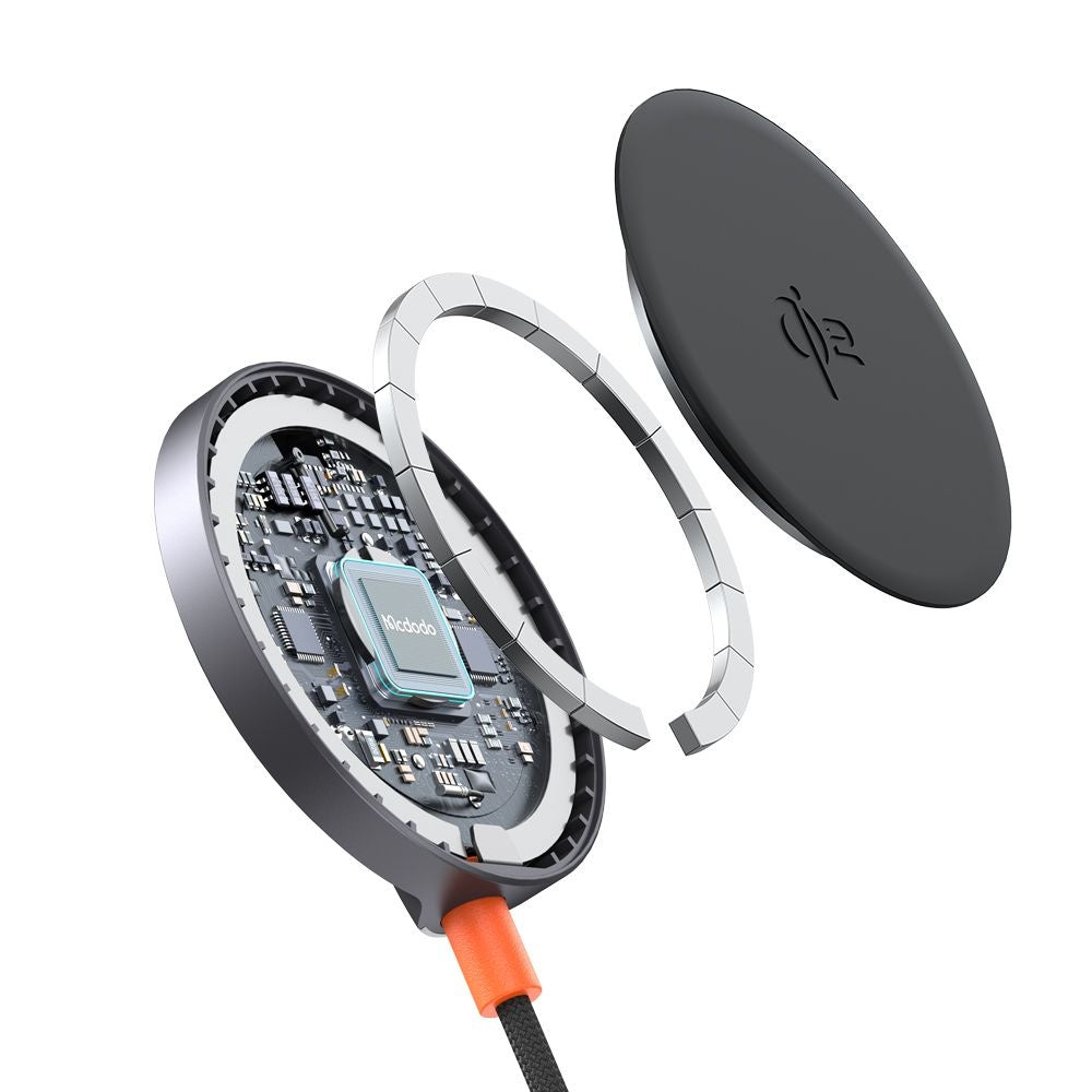 Φορτιστής Δικτύου Ασύρματος McDodo CH-2860 MagQ, 15W, 1.67A, Μαύρο