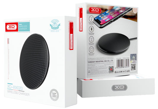 Φορτιστής Δικτύου Ασύρματος XO Design WX020, 15W, 1.67A, Μαύρο