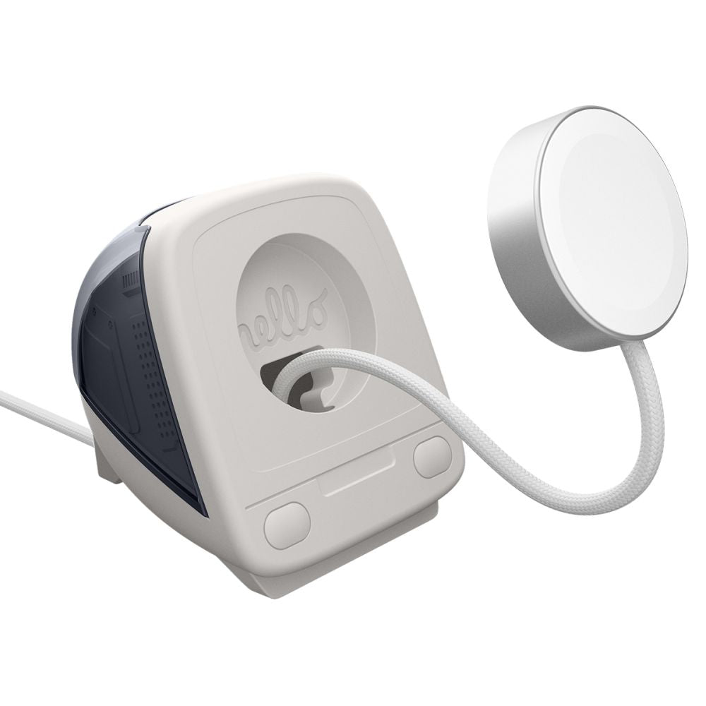 Βάση Spigen C1 Classic για Ασύρματο Φορτιστή Apple Watch Series, Γκρι AMP09340