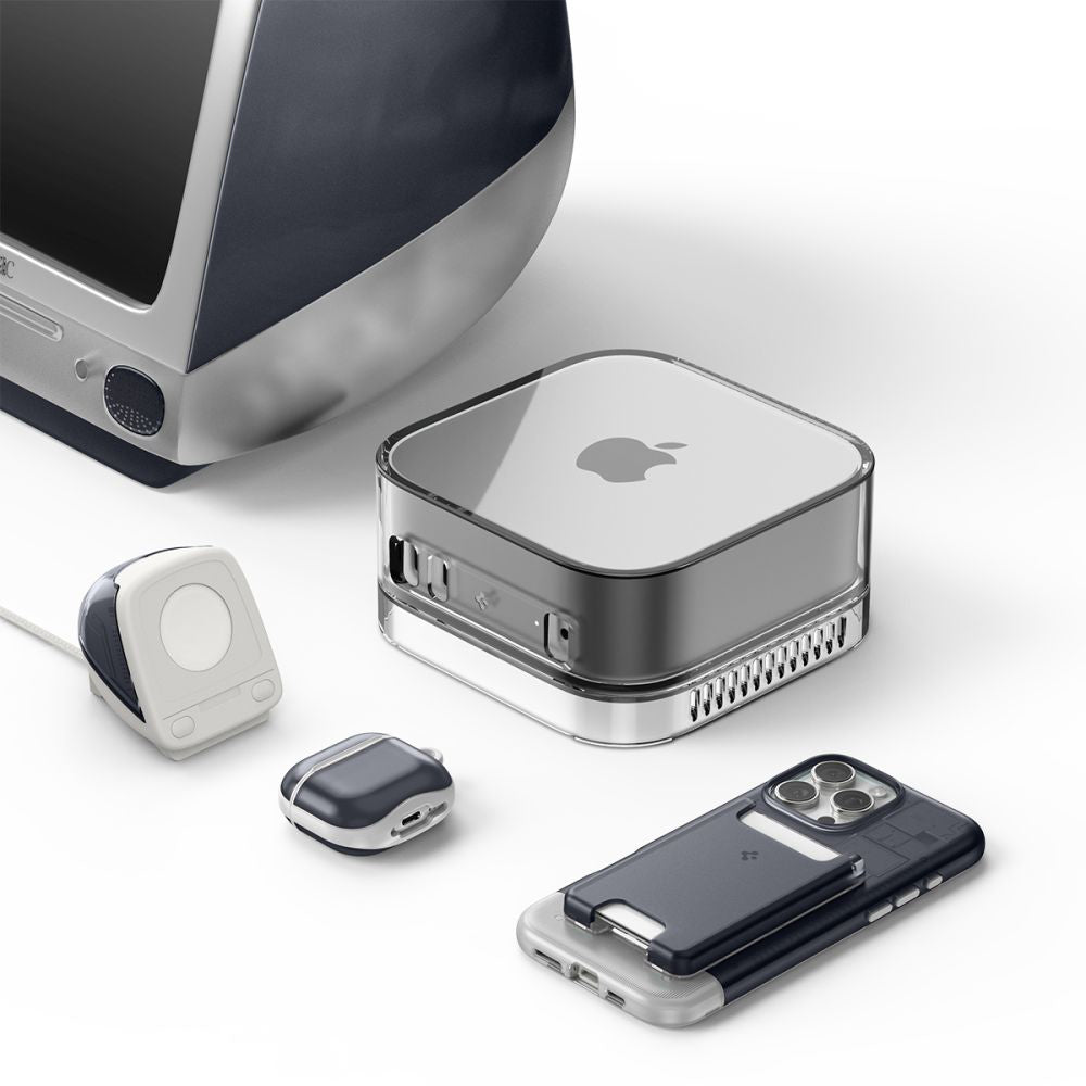 Βάση Spigen C1 Classic για Ασύρματο Φορτιστή Apple Watch Series, Γκρι AMP09340