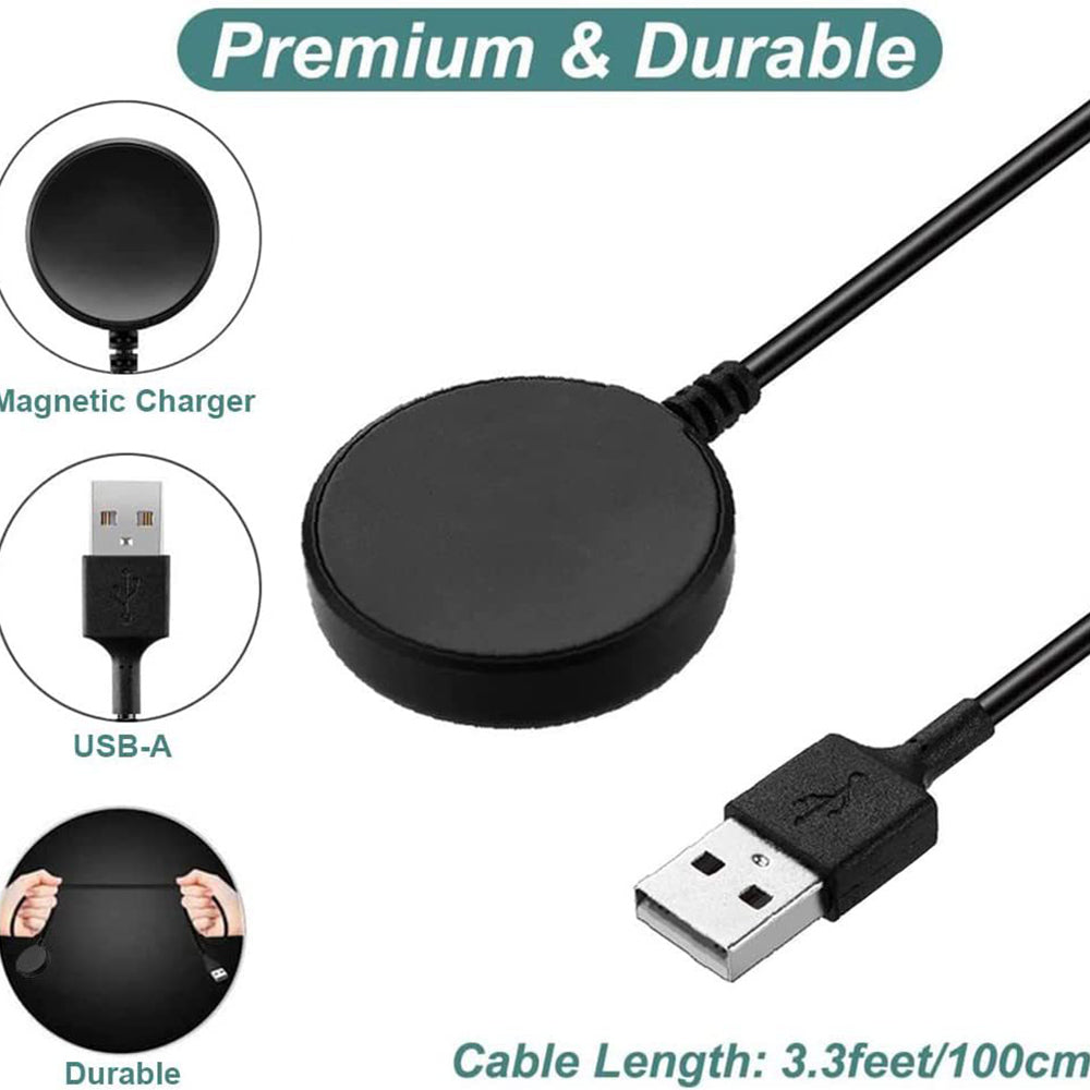 Ασύρματος Φορτιστής Techsuit TSC11 για Samsung Galaxy Watch Series, USB-A, Μαύρος