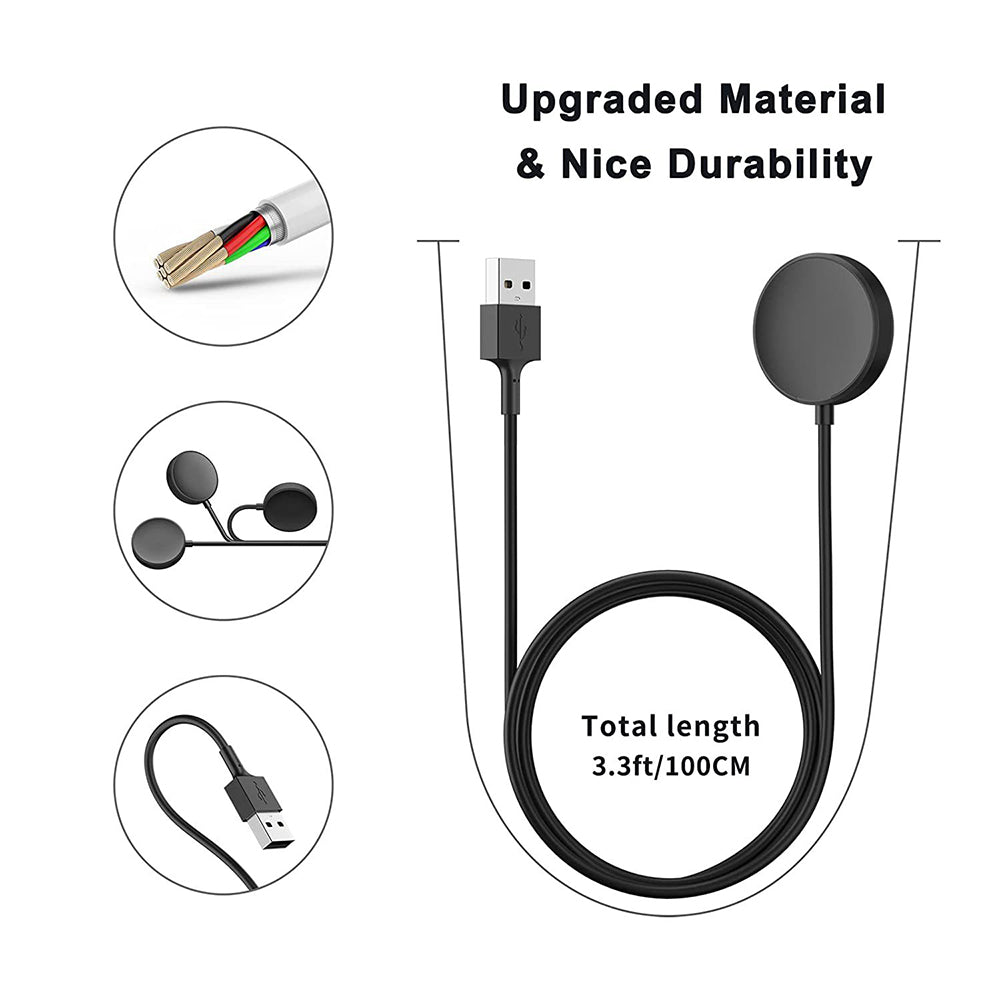 Ασύρματος Φορτιστής Techsuit TSC11 για Samsung Galaxy Watch Series, USB-A, Μαύρος