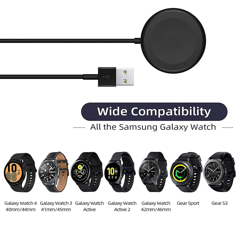 Ασύρματος Φορτιστής Techsuit TSC11 για Samsung Galaxy Watch Series, USB-A, Μαύρος