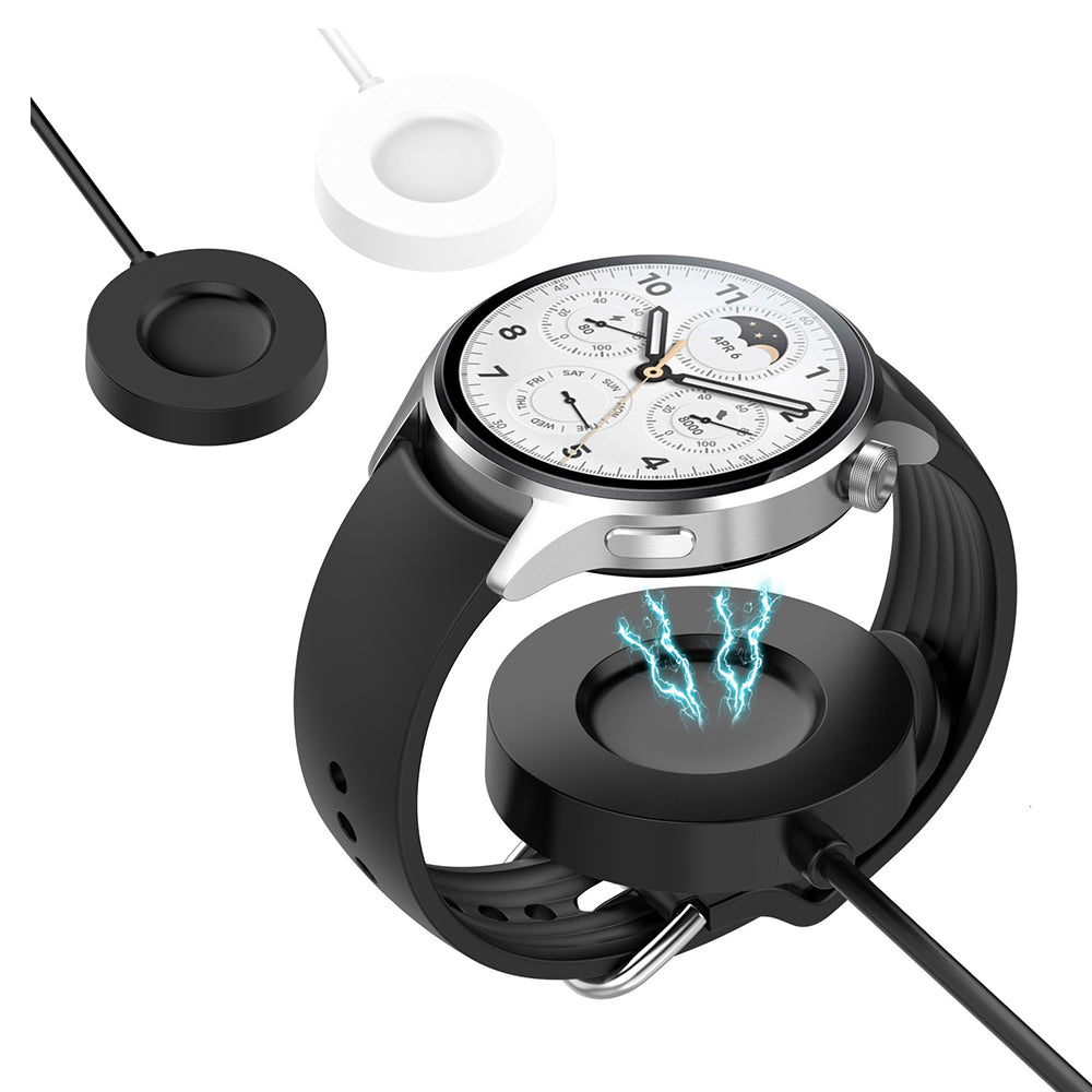 Ασύρματος Φορτιστής Techsuit TXC6 για Xiaomi Watch S1 Pro, USB-A, Μαύρο
