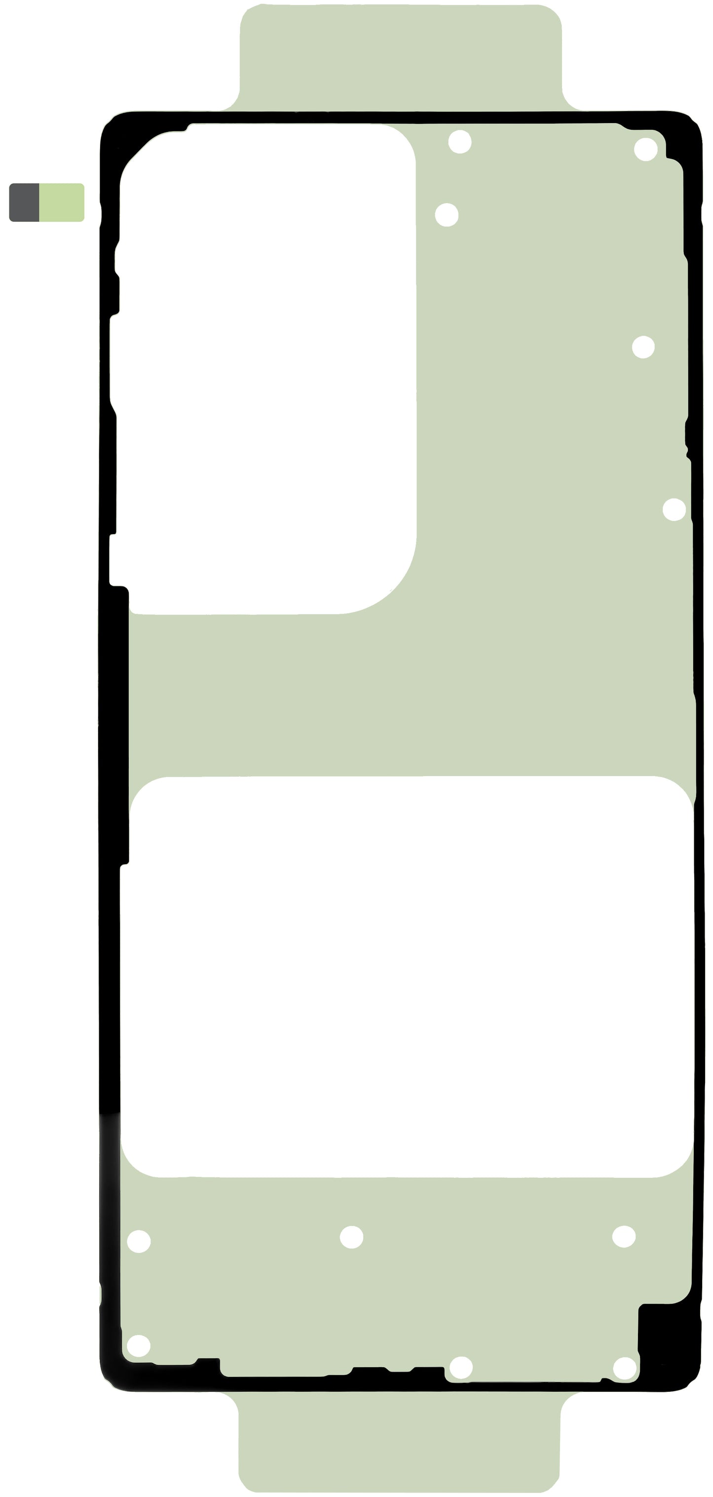 Kit Αδεσιβού Καπάκι Μπαταρίας Samsung Galaxy S25 Ultra S938, Service Pack GH82-36520A