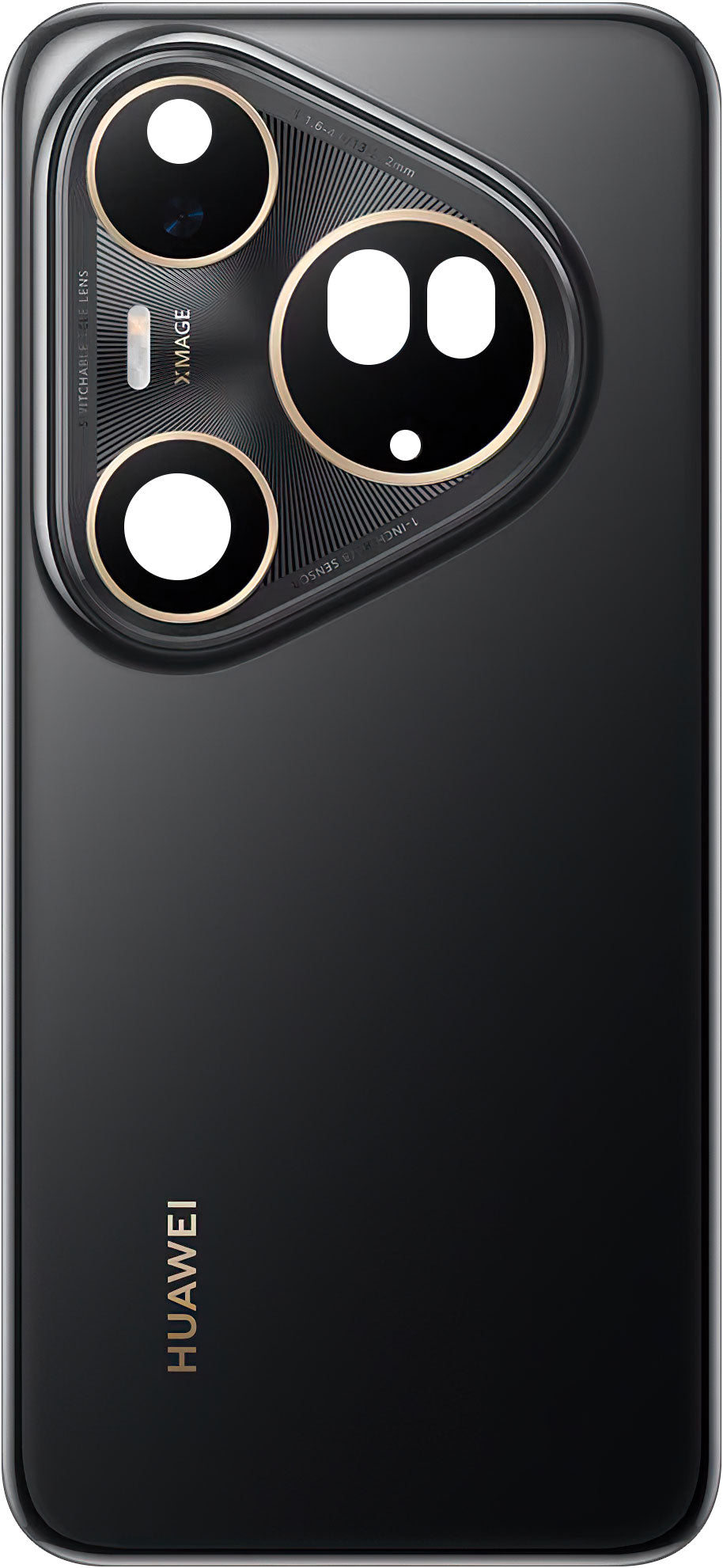 Σετ Πλάτη Μπαταρίας Huawei Pura 80 Ultra Golden Black Service Pack και Αφιερωμένα Εργαλεία Service