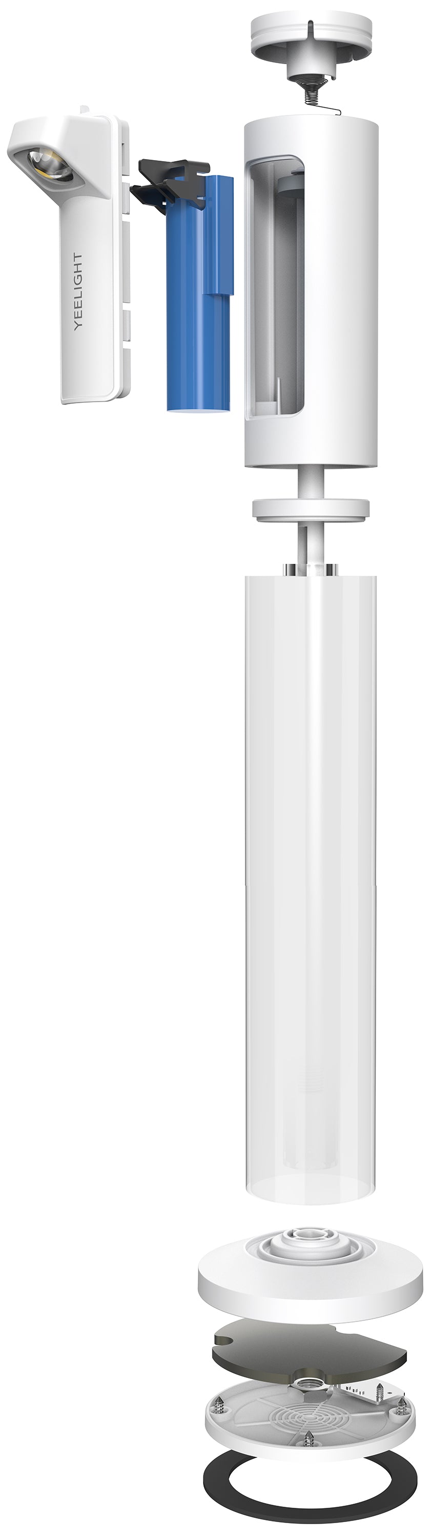 Λάμπα LED Ατμοσφαιρικού Φωτισμού Yeelight Atmosphere, 5W, RGB, Λευκή YLYTD-0014