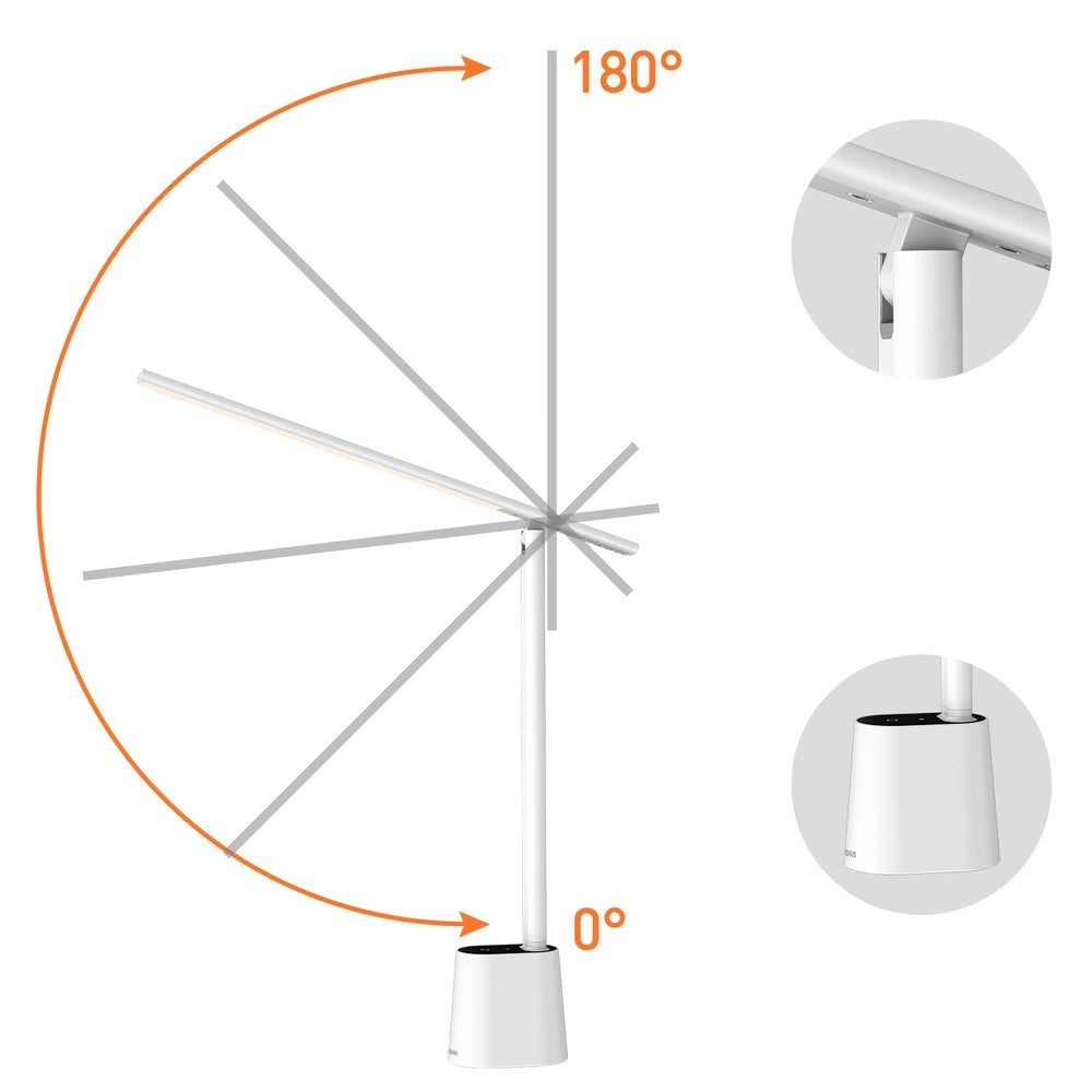 Λάμπα Led Γραφείου Baseus Smart Eye, Λευκή DGZG-02