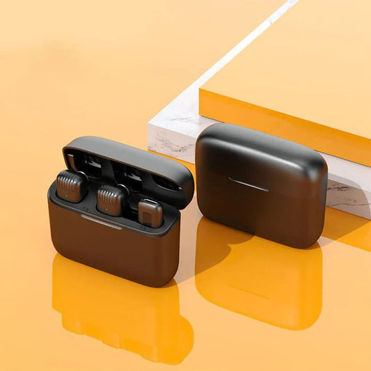 Lavaliera Techsuit LW4, USB-C, Σετ 2 τεμάχια, Μαύρο