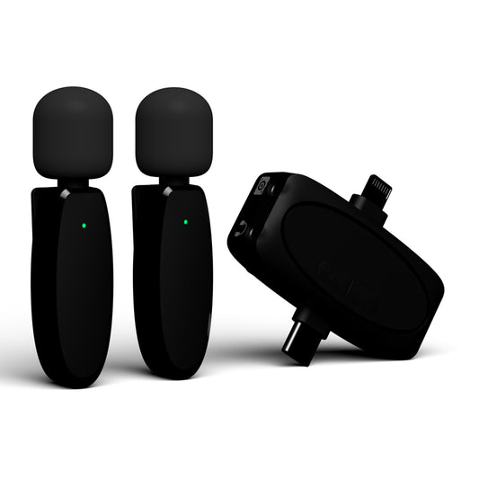 Lavaliera Yesido KR15, USB-C / Lightning, Σετ 2 τεμάχια, Μαύρη