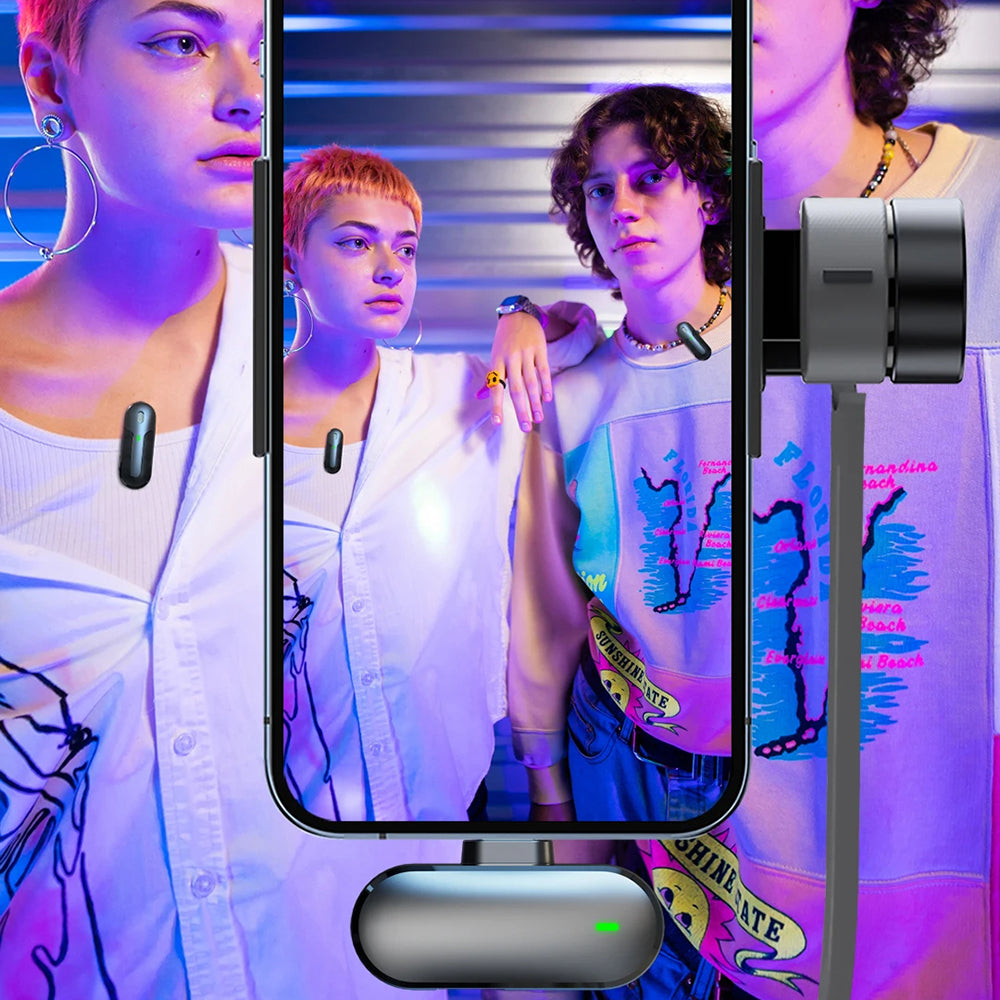 Lavaliera Yesido KR17, USB-C, Σετ 2 τεμαχίων, Μαύρη