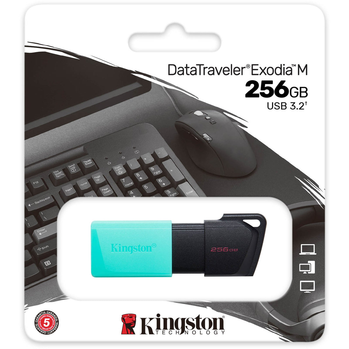 Εξωτερική Μνήμη USB-A 3.2 Kingston DT Exodia M, 256Gb DTXM/256GB