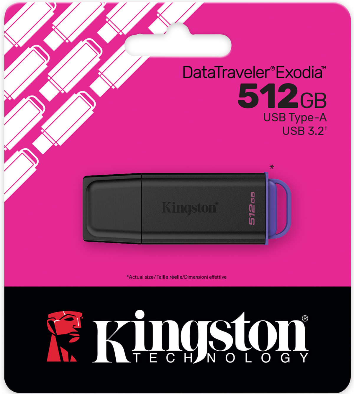 Εξωτερική Μνήμη USB-A 3.2 Kingston DT Exodia, 512Gb DTXG2/512GB