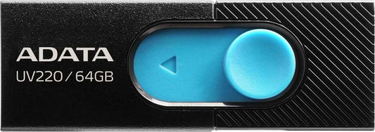 Εξωτερική μνήμη USB-A Adata UV220, 64Gb AUV220-64G-RBKBL