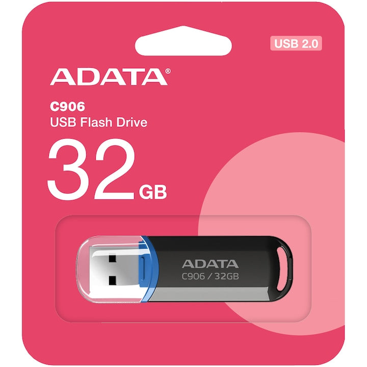 Εξωτερική Μνήμη USB-A Adata C906, 32Gb AC906-32G-RBK