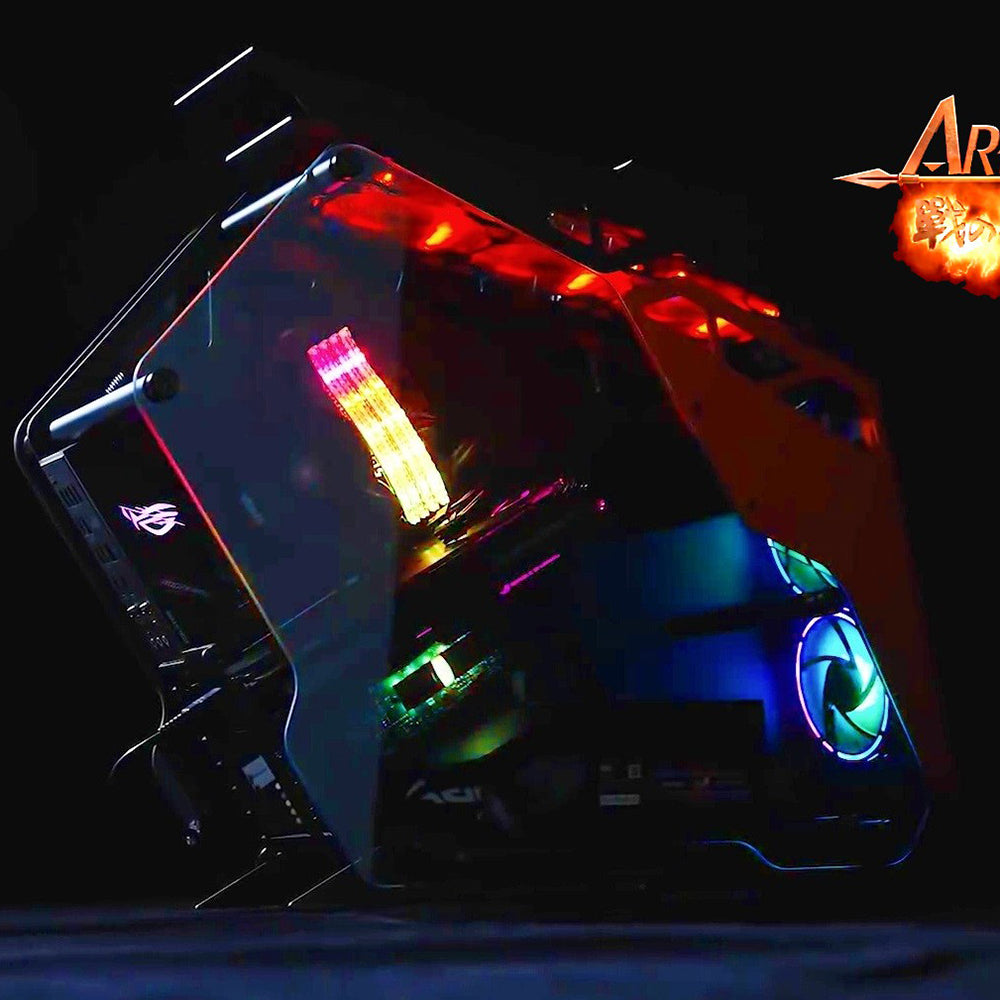 Μνήμη RAM Dato Ares Armor, DDR4, RGB, 8GB, 3600Mhz, CL18, Μαύρη AMRGB1G88G36K