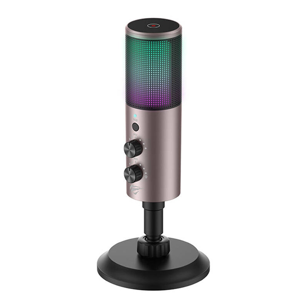 Μικρόφωνο HAVIT GK61, RGB, USB-C, Γκρι