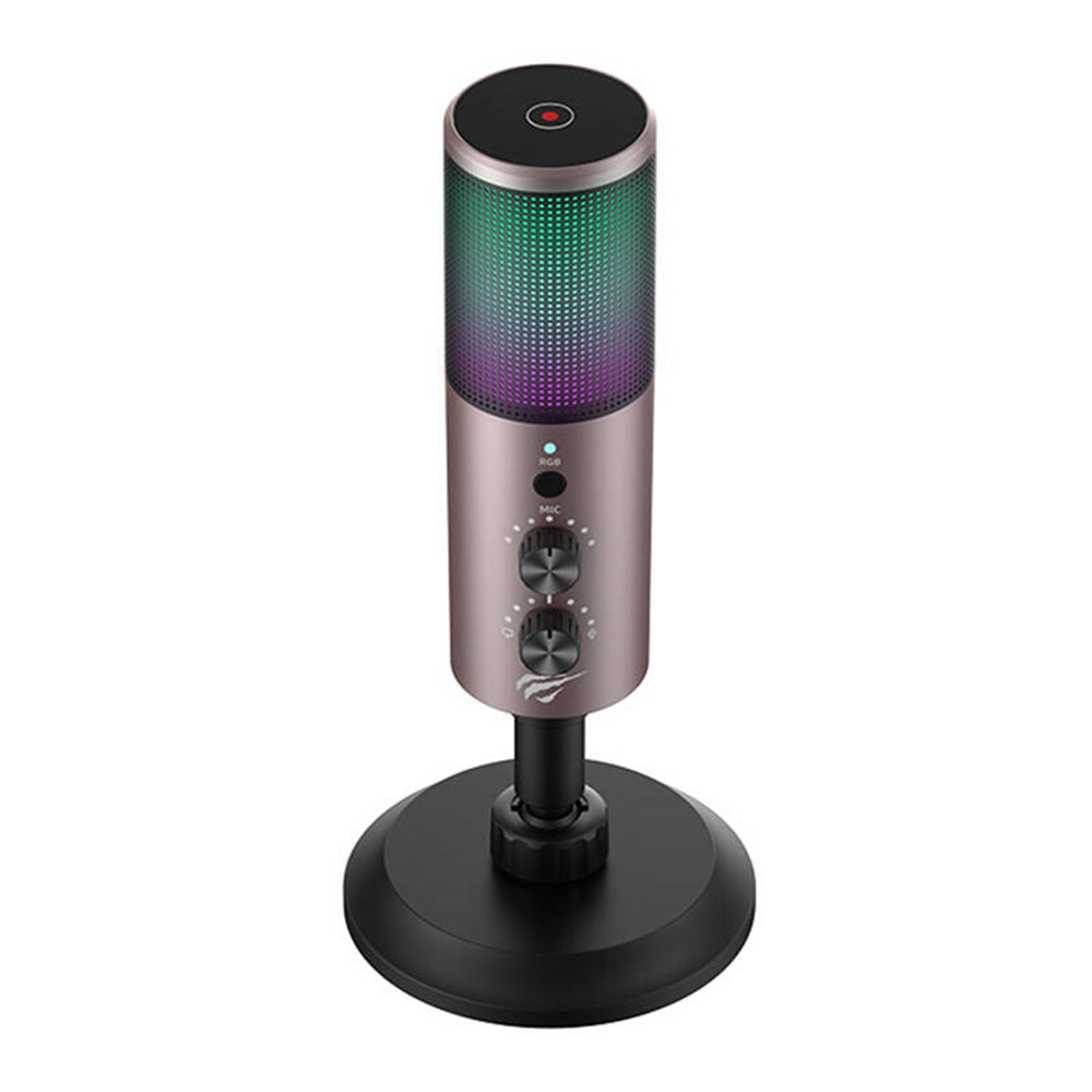 Μικρόφωνο HAVIT GK61, RGB, USB-C, Γκρι