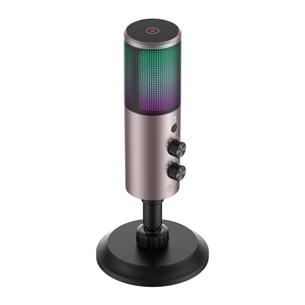 Μικρόφωνο HAVIT GK61, RGB, USB-C, Γκρι