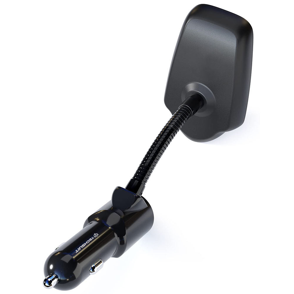 Modulator FM Bluetooth Techsuit MFM4, 1 x USB-A - 1 x 3.5mm - 1 x microSD, Μαύρο