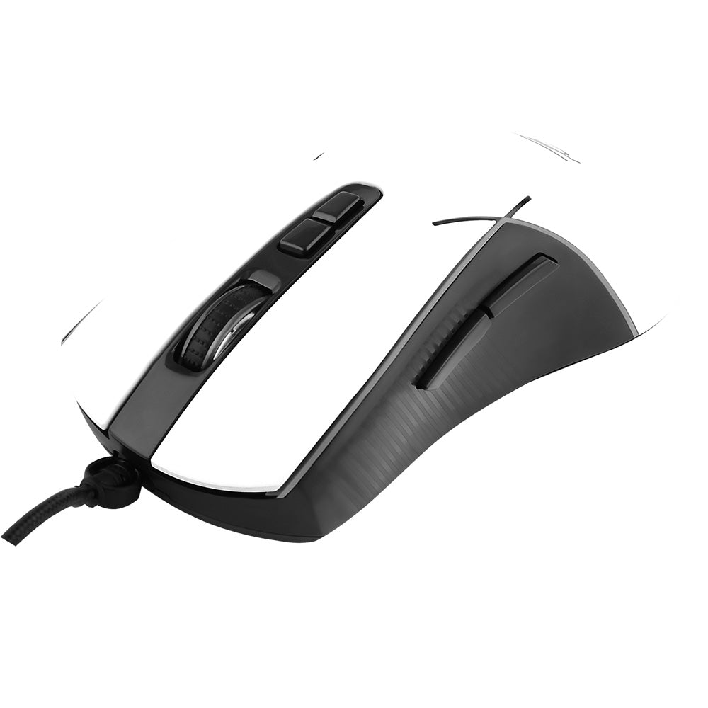 Mouse Gaming Wired USB Proove Defiant, RGB, 7200DPI, Λευκό CMDE00000101