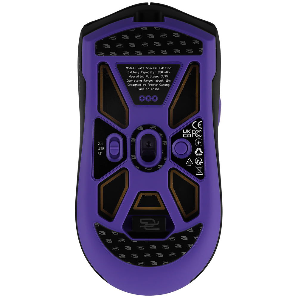 Mouse Gaming Wireless Proove Rate Special Edition, 800DPI - 12000DPI, Μαύρο CMRTWRS03001