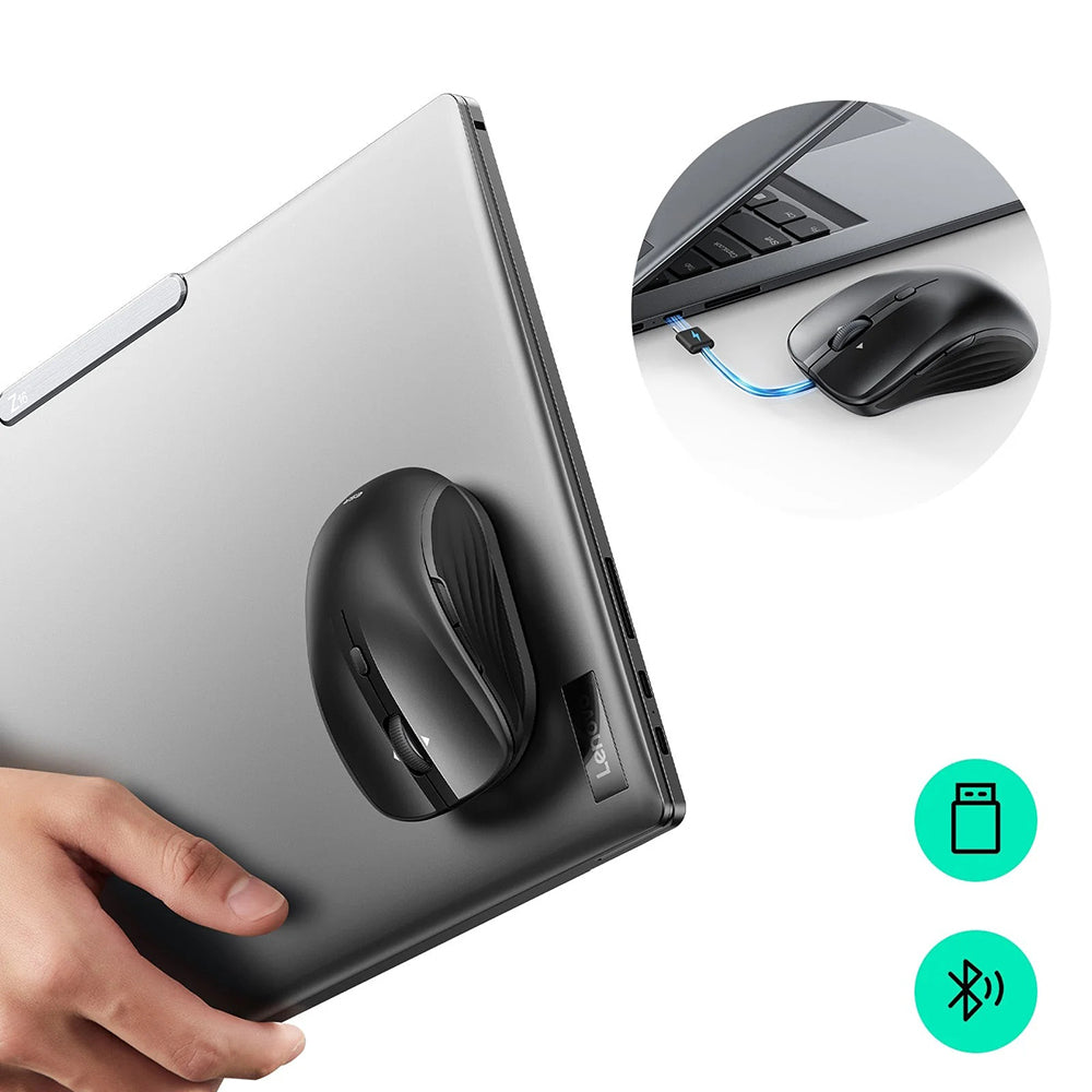 Ασύρματο Ποντίκι ESR MagMouse, 800DPI - 4800DPI, BT / Wi-Fi, Μαύρο