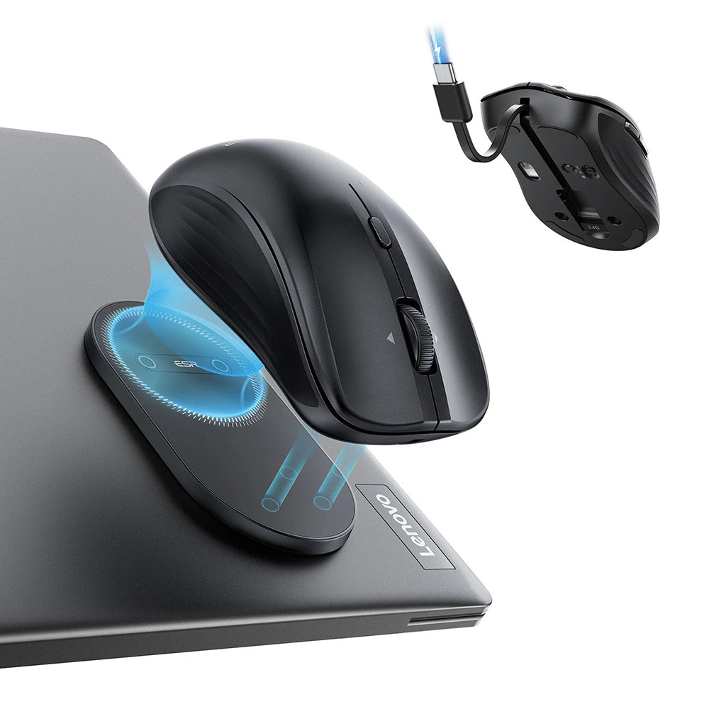 Ασύρματο Ποντίκι ESR MagMouse, 800DPI - 4800DPI, BT / Wi-Fi, Μαύρο