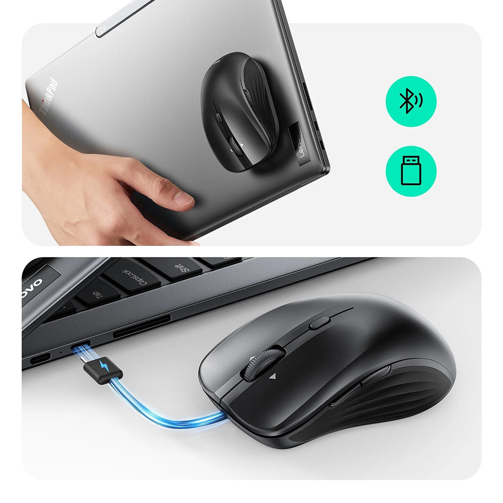 Ασύρματο Ποντίκι ESR MagMouse, 800DPI - 4800DPI, BT / Wi-Fi, Μαύρο