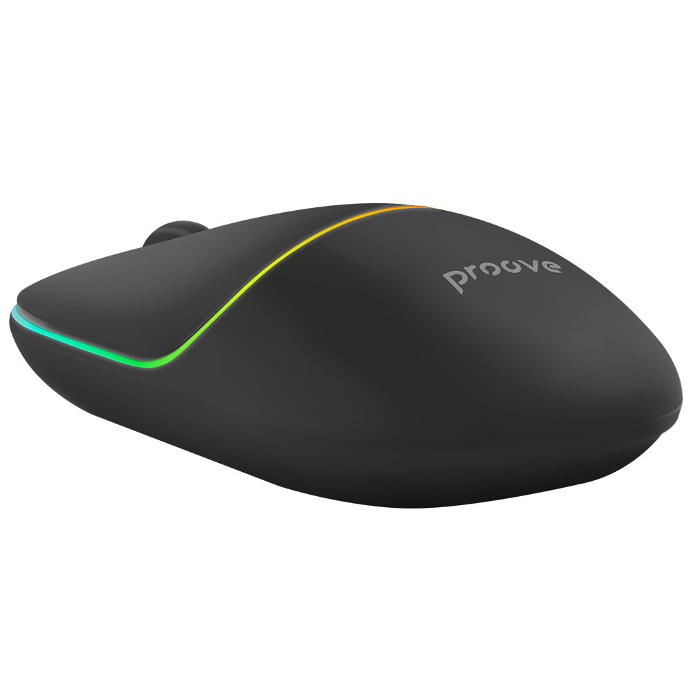 Mouse Wireless Proove Blink, RGB, 800DPI - 1600DPI, BT / Wi-Fi, Μαύρο WMBL00002001