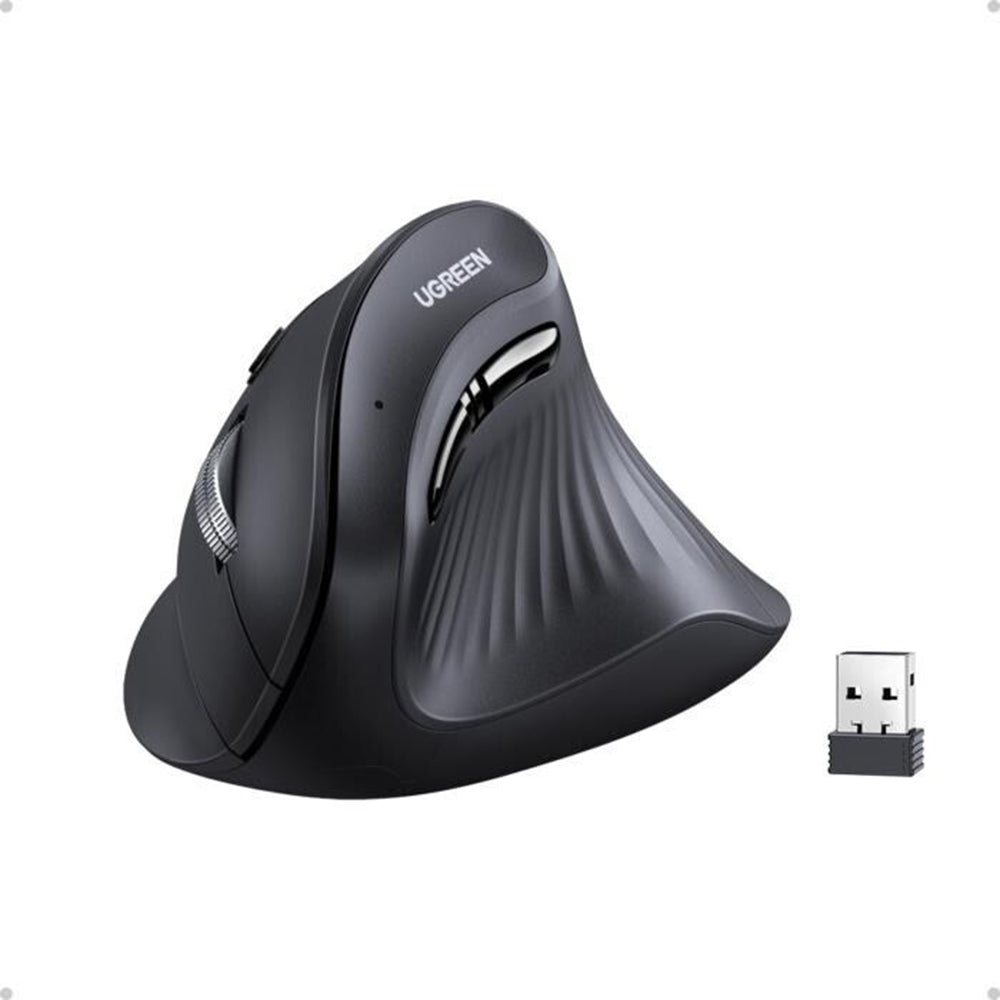 Mouse Wireless UGREEN MU008, 4000DPI, Μαύρο