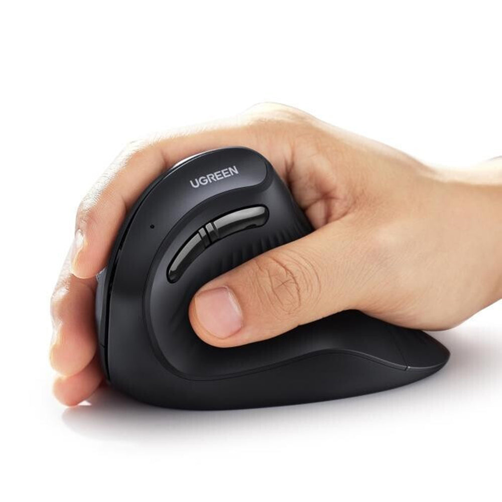 Mouse Wireless UGREEN MU008, 4000DPI, Μαύρο