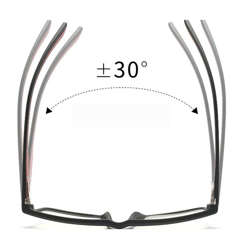 Γυαλιά Υπολογιστή Ανδρικά Techsuit F2388, Αντι-Μπλε Φως, Μαύρα Γκρι