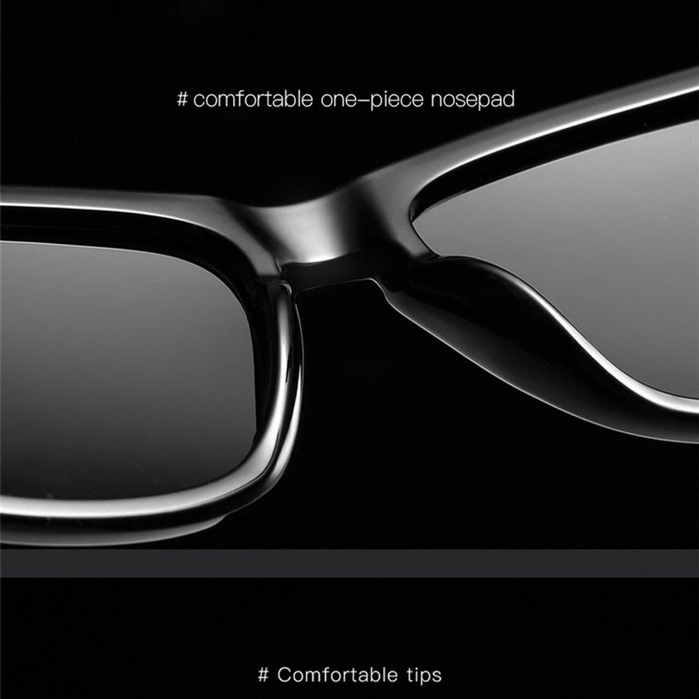 Men's Techsuit 0717 Sunglasses, Polarized, UV Protection, Black Blue