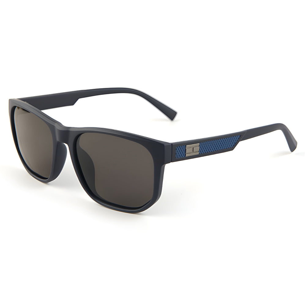 Men's Techsuit 8502 Sunglasses, Polarized, UV Protection, Matte Blue Gray