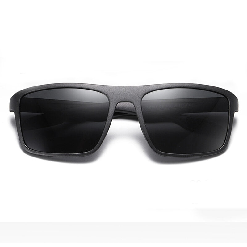 Men's Techsuit TR90 Sunglasses (MM101), Polarized, UV Protection, Matte Black Gray