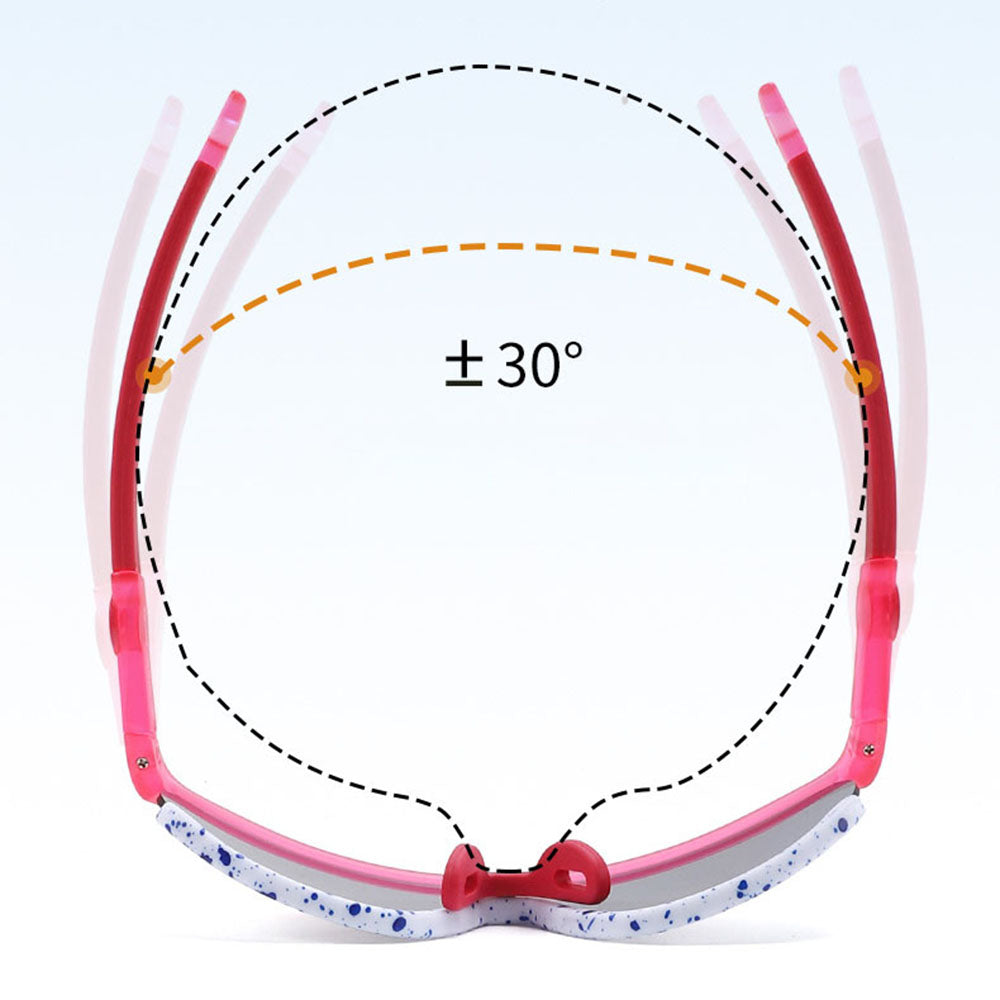 Techsuit 2025 Kids' Sunglasses, Polarized, UV Protection, Pink