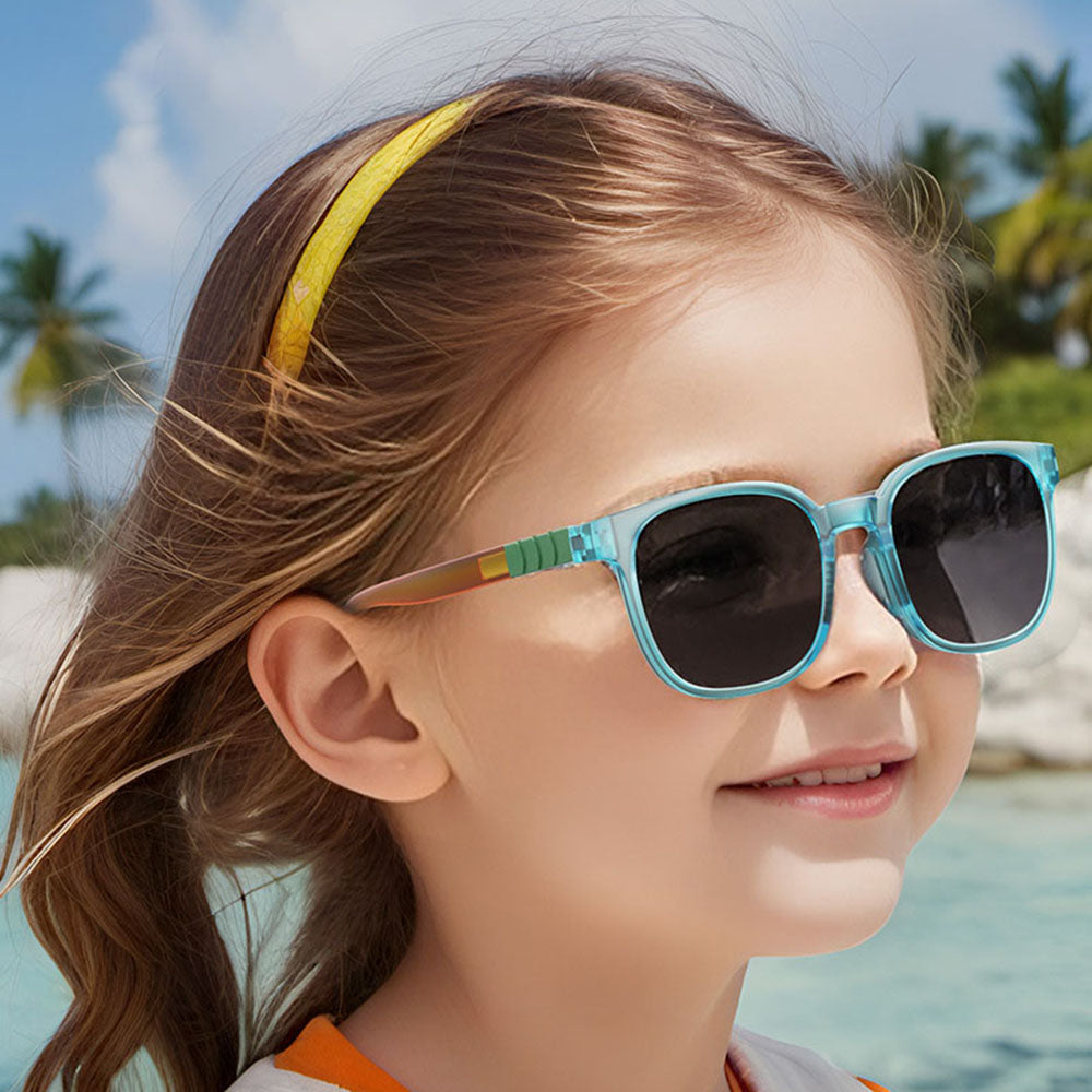 Techsuit 9694 Kids Sunglasses, Polarized, UV Protection, Multicolor