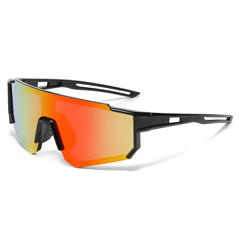 Techsuit R601 Kids Sunglasses, Polarized, UV Protection, Black Orange Yellow