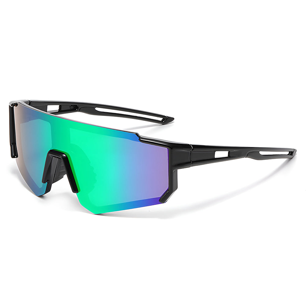 Techsuit R601 Kids' Sunglasses, Polarized, UV Protection, Black Green